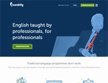Tablet Screenshot of fluentify.com